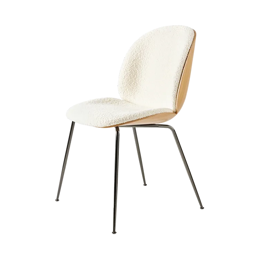 Scaun De Dining Beetle - 3D Veneer - Șezut și Spătar Tapițat