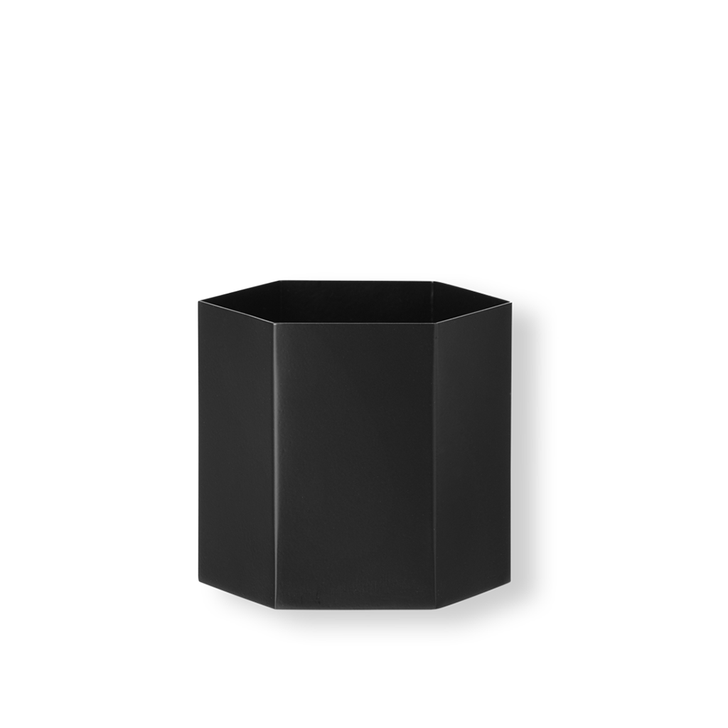 Hexagon Pot - Black