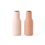 Bottle Grinder, 2-Piece - Nude with walnut lid