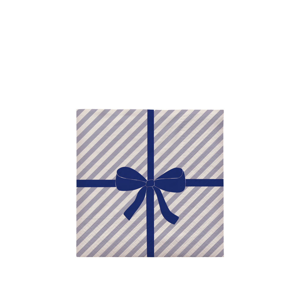 Napkin Fiogo Paper - Pigeon Blue / Off White