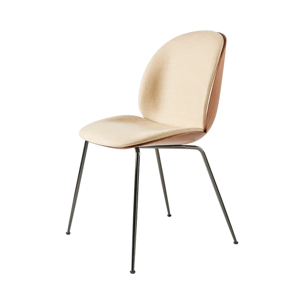 Scaun De Dining Beetle - 3D Veneer - Șezut și Spătar Tapițat