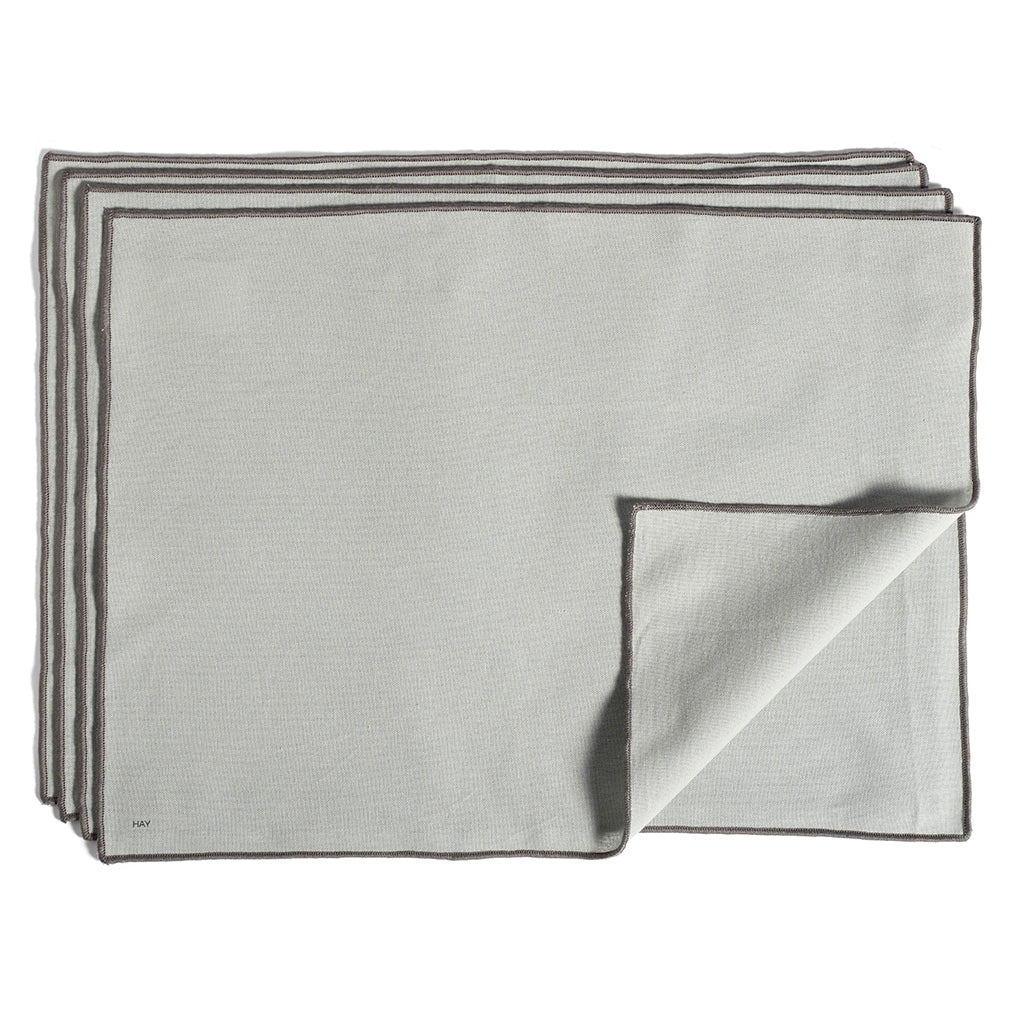 Contour Placemat 4 pcs - Grey