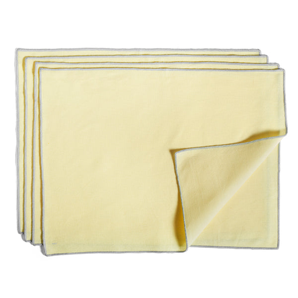 Contour Placemat 4 pcs - Lemon