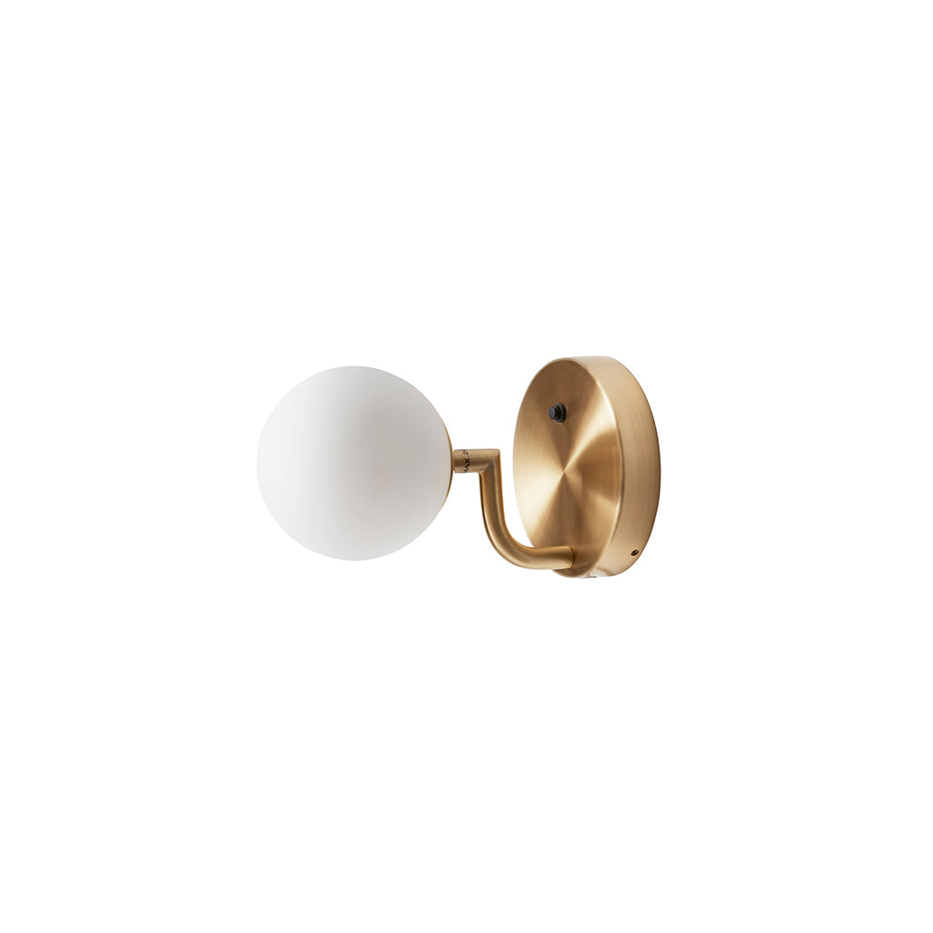 Mobil 12 Wall - Brushed Brass