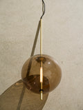 Kandinsky 30 Pendant - Smoked Brown/Brass