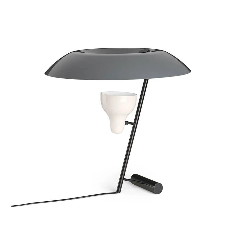 Model 548 Lamp - Dark burnished brass with grey diffuser