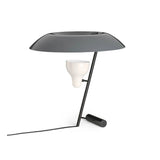Model 548 Lamp - Dark burnished brass with grey diffuser