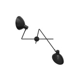 VV Cinquanta Twin Wall - Black mount, black reflectors