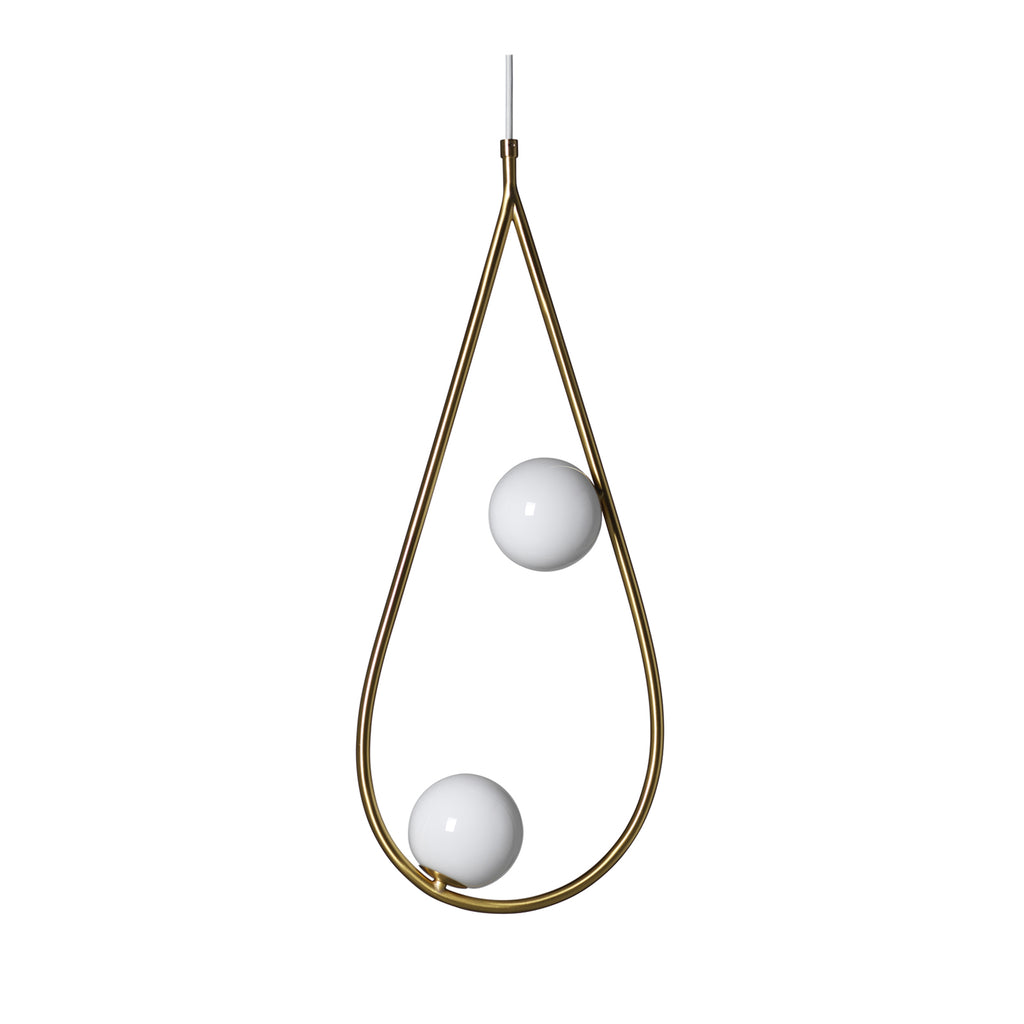 Pearls 65 Pendant - Brass