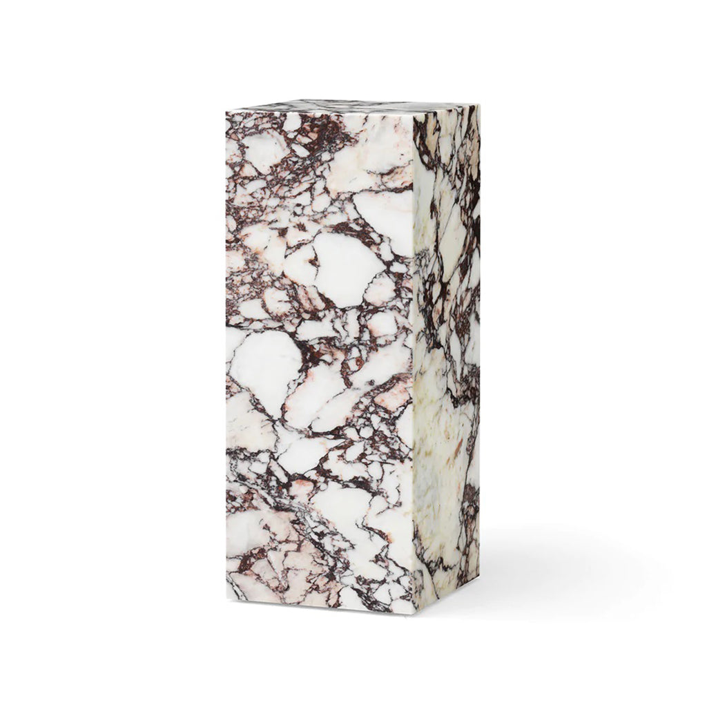 Plinth Pedestal - Calacatta Viola Marble