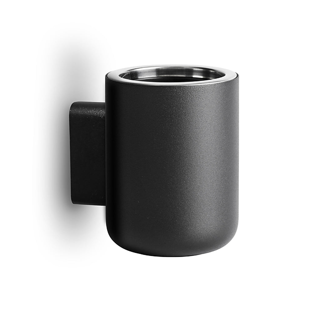 Toothbrush Holder, Wall - Black
