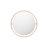 Nimbus Mirror, Ø60 - Polished brass