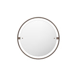 Nimbus Mirror, Ø60 - Bronzed brass