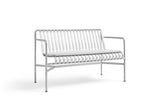 Palissade Dining Bench with Armrests - Hot Galvanised