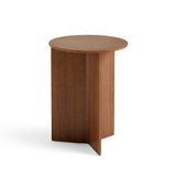 Slit Table Wood High - Walnut