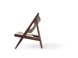 Knitting Lounge Chair - Dark stained oak / Dakar 0311
