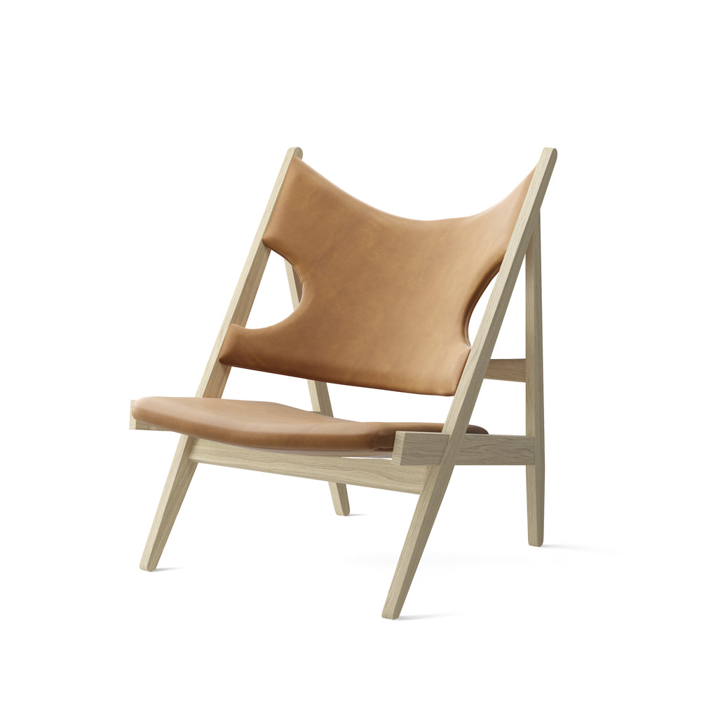 Knitting Lounge Chair - Natural oak / Dunes 21000