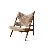 Knitting Lounge Chair, Sheepskin - Walnut / Sahara