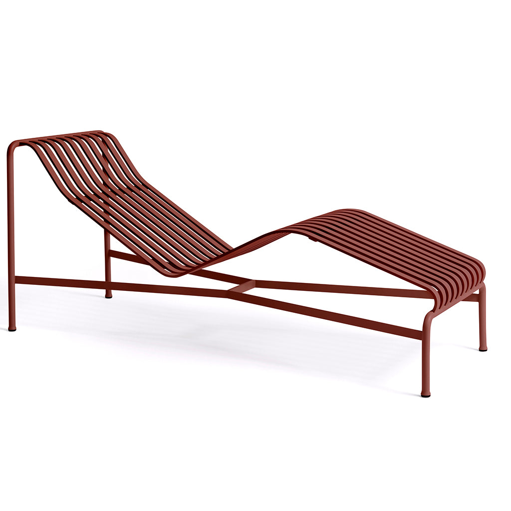 Palissade Chaise Longue - Iron Red