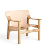 Bernard Lounge Chair - Nature Leather, Oak
