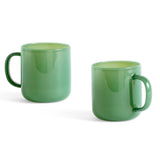 Borosilicate Mug Set of 2 - Jade Green
