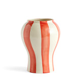 Sobremesa Stripe Vase - Red
