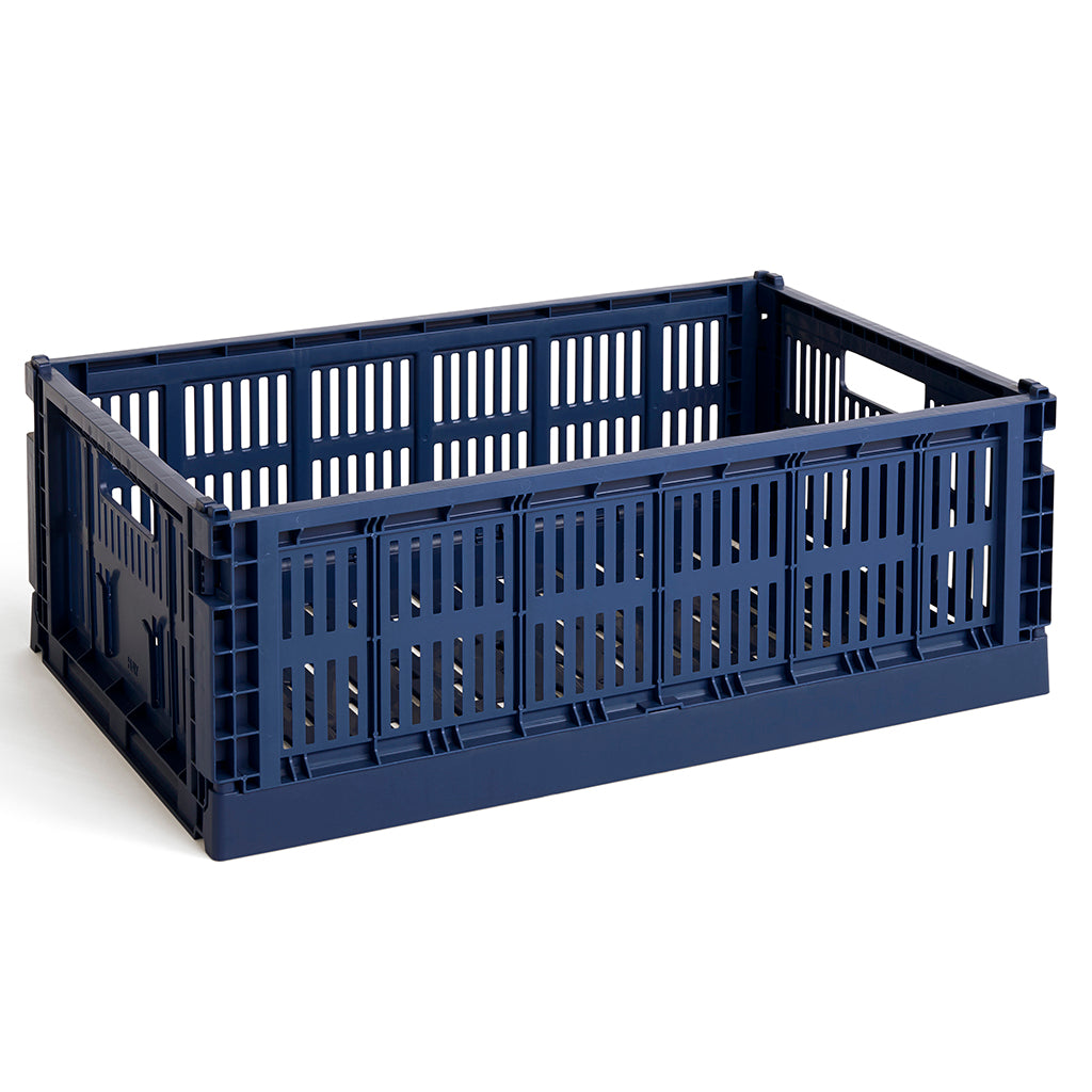 Colour Crate L Dark Blue