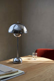 Flowerpot table lamp VP3 - Chrome Plated