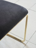 Angui Bench Anthracite/Gold