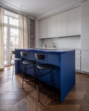 Afteroom Bar / Counter Chair - Black painted MDF