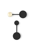 Afteroom Coat Hanger, Small - Black / Brass