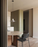 Androgyne Dining Table 120, Natural Oak / Kunis breccia sand