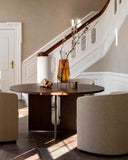 Androgyne Dining Table 150 Dark stained oak