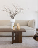 Androgyne Lounge Table, Dark stained oak