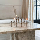 Androgyne Lounge Table, Kunis breccia sand