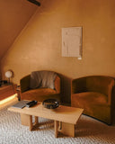 Androgyne Lounge Table, Natural Oak