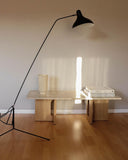 Androgyne Lounge Table, Natural Oak / Kunis breccia sand