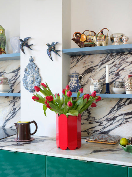 Arcs Vase - Red