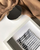 Aura Table Mirror - Stainless Steel