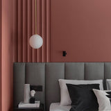 Ball Pendant - Matt Brass