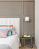 Ball Pendant - Matt Brass