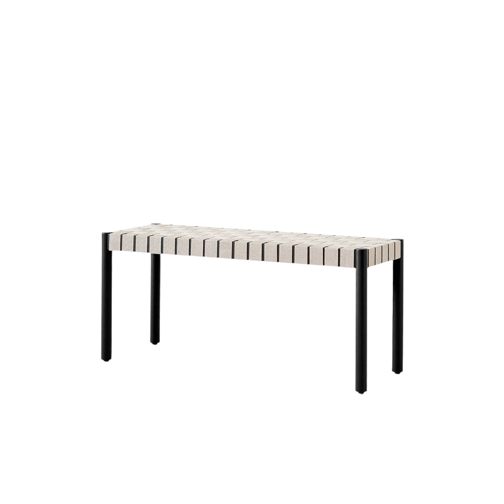 Betty Bench TK4 - Black w. natural webbing
