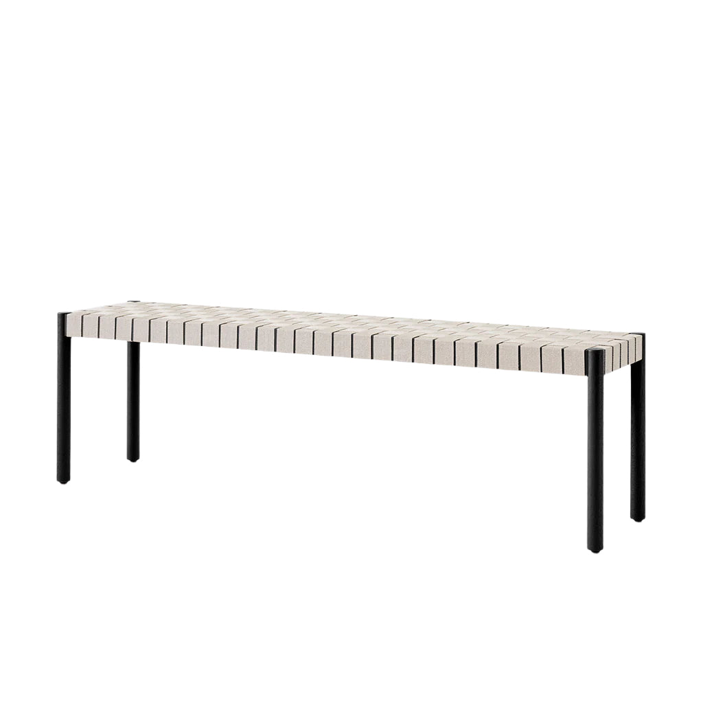 Betty Bench TK5 - Black w. natural webbing