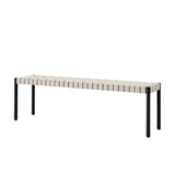 Betty Bench TK5 - Black w. natural webbing