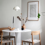 Betty TK1 Stackable chair - Oak w. natural linen