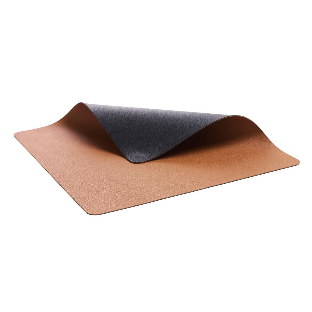 Bitz Set of 4 Reversible Placemats Black/Brown (set of 4)