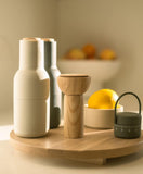 Bottle Grinder, 2-Piece - Carbon / Ash with beech lid