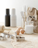 Bottle Grinder, 2-Piece - Carbon / Ash with beech lid