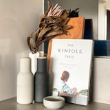 Bottle Grinder, 2-Piece - Carbon / Ash with beech lid