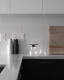 Bottle Grinder, 2-Piece - Carbon / Ash with steel lid